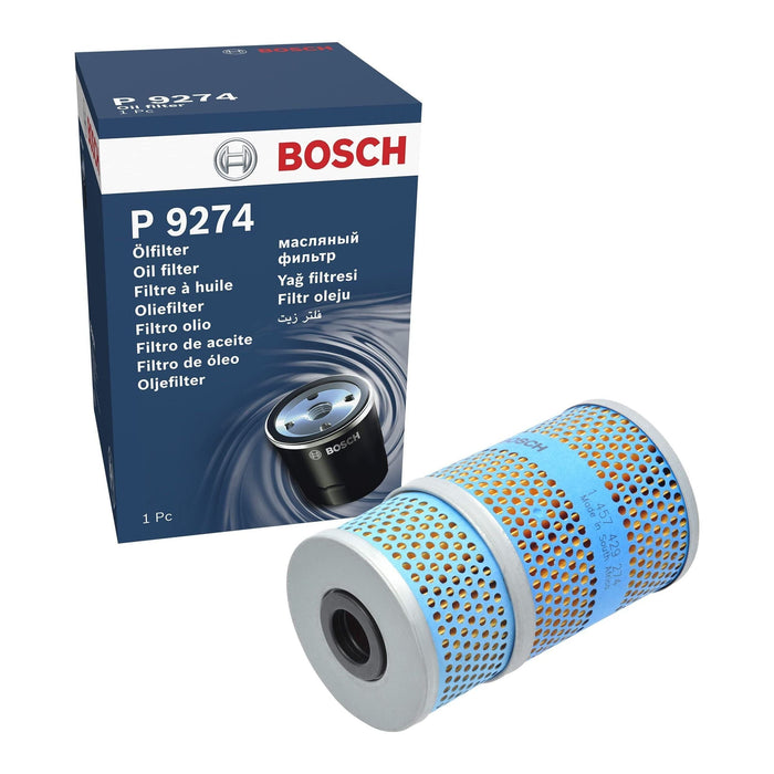 Genuine Bosch Cv Oil Filter P9274 fits Mercedes-Benz 190 - 2.5 - 85-93 145742927