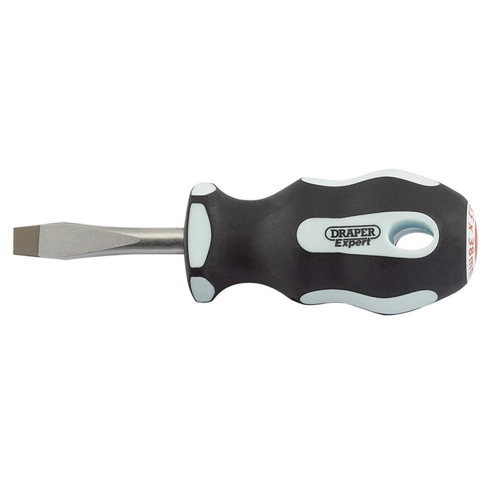 Draper Plain Slot Soft Grip Screwdriver, 6.5 x 38mm 34977 Draper  - Dynamic Drive