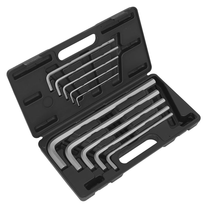 Sealey Jumbo Hex Key Set 10pc Extra-Long Metric AK6143 Sealey  - Dynamic Drive