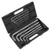 Sealey Jumbo Hex Key Set 10pc Extra-Long Metric AK6143 Sealey  - Dynamic Drive