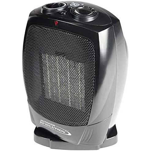 Outdoor Revolution Portable PTC Oscillating Ceramic Heater 750W/1500W Camping