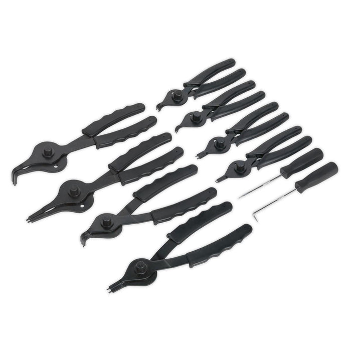 Sealey Circlip Pliers Set 10pc Internal/External S01064 Siegen by Sealey  - Dynamic Drive