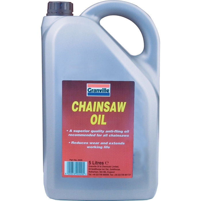 Granville Chainsaw Oil - 5 Litre