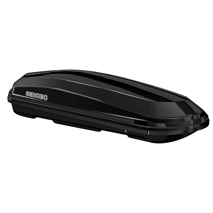 Menabo Diamond 500 Litre Black Roof Box with Duo / Dual Opening (75kg Max.) Menabo  - Dynamic Drive