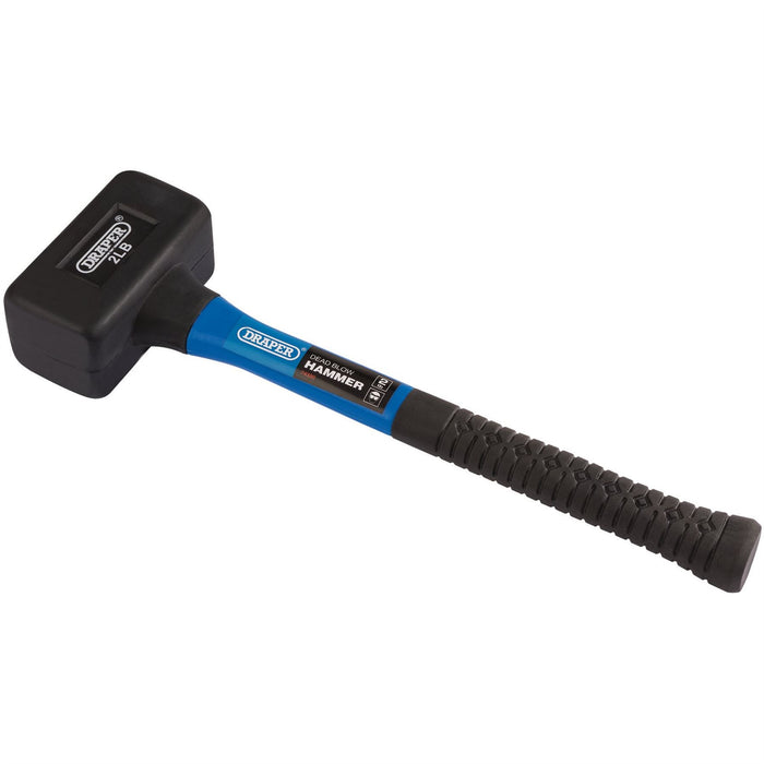 Draper Rubber Dead Blow Hammer with Fibreglass Shaft, 900g/32oz 74320