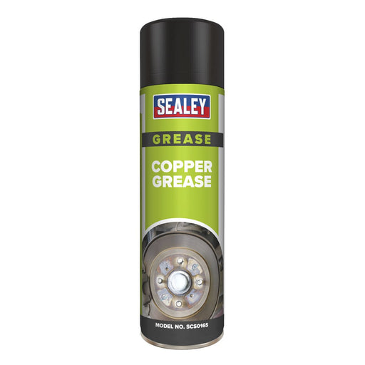 Sealey 500ml Copper Grease Lubricant Lube High Temperature Maintenance Spray Sealey  - Dynamic Drive