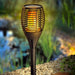 2 x 4 LED Flame Solar Torch Light Waterproof Flickering Dancing Path Garden Lamp UKB4C  - Dynamic Drive