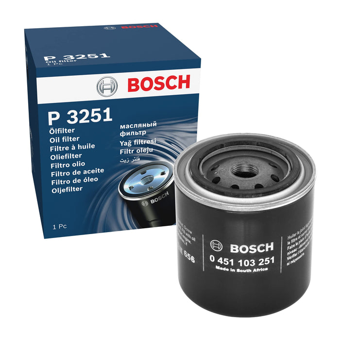 Genuine Bosch Car Oil Filter P3251 0451103251 Bosch  - Dynamic Drive