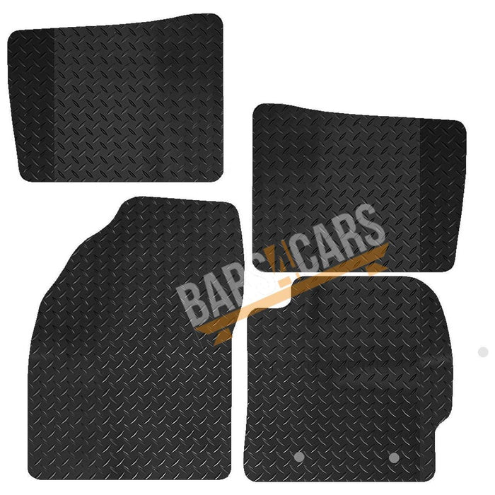 Tailored Rubber Mats for Toyota Prius 09-12 + Clips 2009 2010 2011 2012 UKB4C  - Dynamic Drive