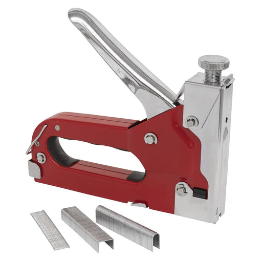 Sealey Staple & Brad Nail Gun Heavy-Duty 4-14mm AK7061 Sealey  - Dynamic Drive