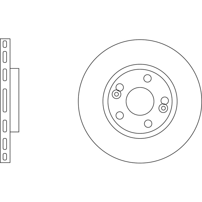 Genuine APEC Front Brake Discs & Pads Set Vented for Renault Espace