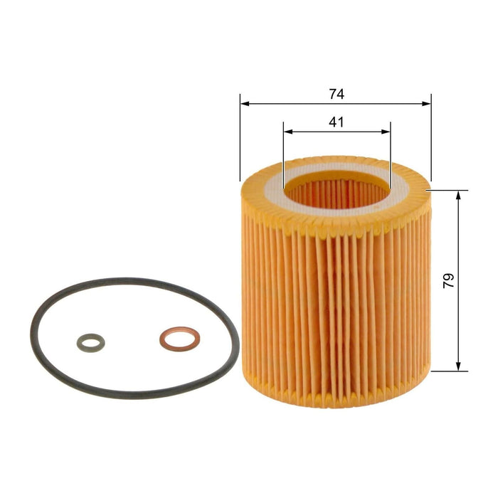 Genuine Bosch Car Oil Filter P9269 fits BMW 3 325i Cabrio - 3.0 - 07-13 14574292