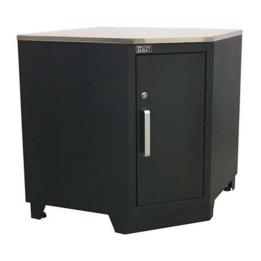 Sealey Modular Corner Floor Cabinet 930mm Heavy-Duty APMS15 Sealey  - Dynamic Drive