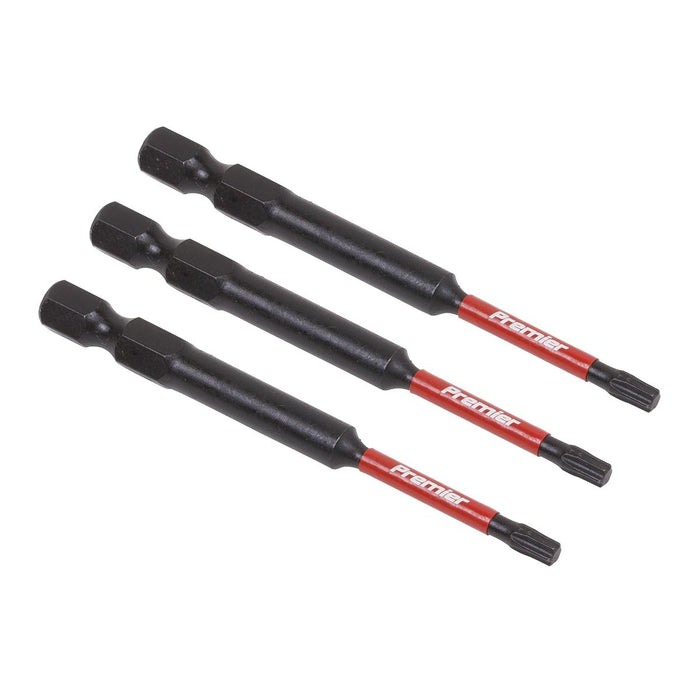 Sealey TRX-Star* T15 Impact Power Tool Bits 75mm 3pc AK8266 Sealey  - Dynamic Drive