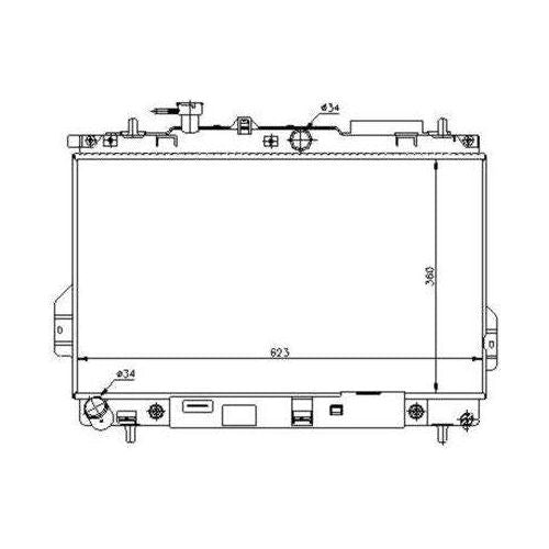 NRF Radiator 53363