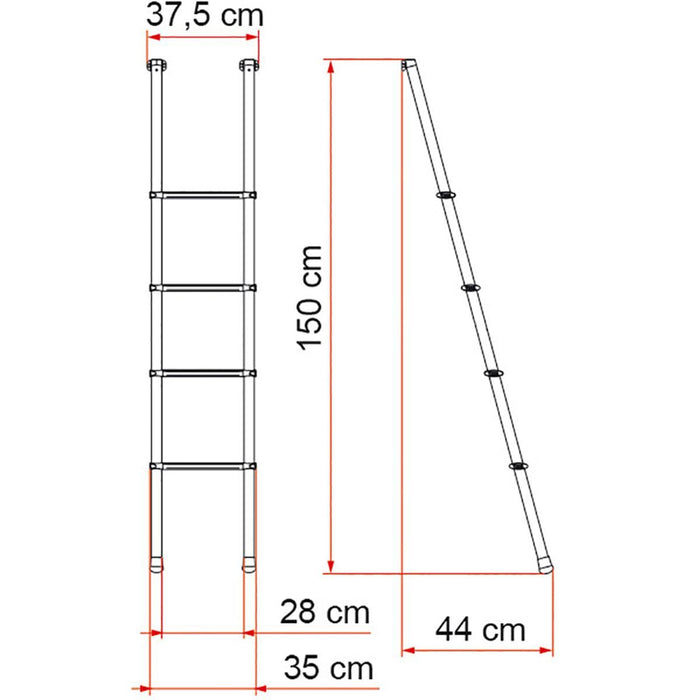 Fiamma Deluxe 4B Bunk Ladder (02426-12-)