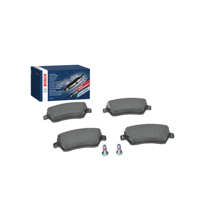 Genuine Bosch Brake Pad Set Bp936 fits Nissan Micra - 1.2 - 03-10 0986424795