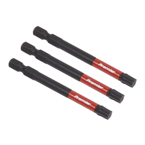 Sealey TRX-Star* T40 Impact Power Tool Bits 75mm 3pc AK8271 Sealey  - Dynamic Drive