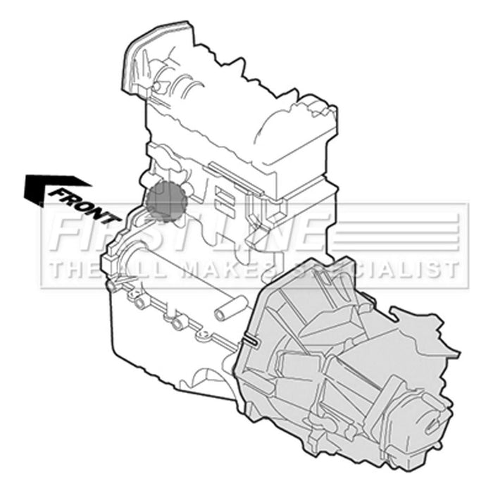 Genuine First Line Engine Mounting fits Ford P100 Sierra 1.6 8287 FEM3000