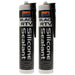 2x Black RTV Silicone Adhesive Sealant Waterproof Gasket Flexible HighTemp 310ml Granville  - Dynamic Drive