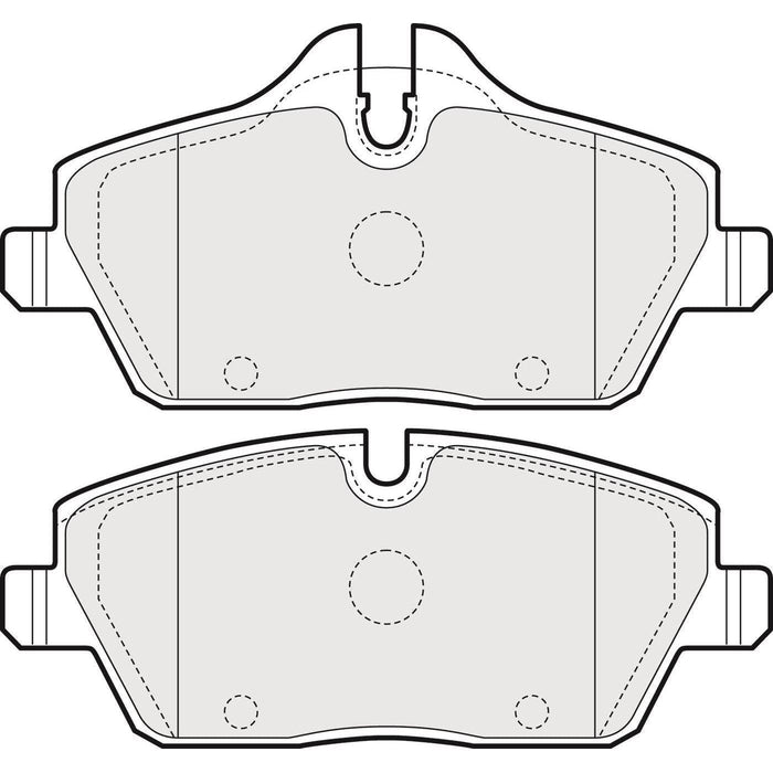 Apec Brake Pads Front Fits BMW 1 Series