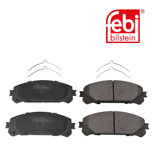 Genuine FEBI Front Brake Discs & Pads Set Perforated for Lexus NX Febi Bilstein  - Dynamic Drive