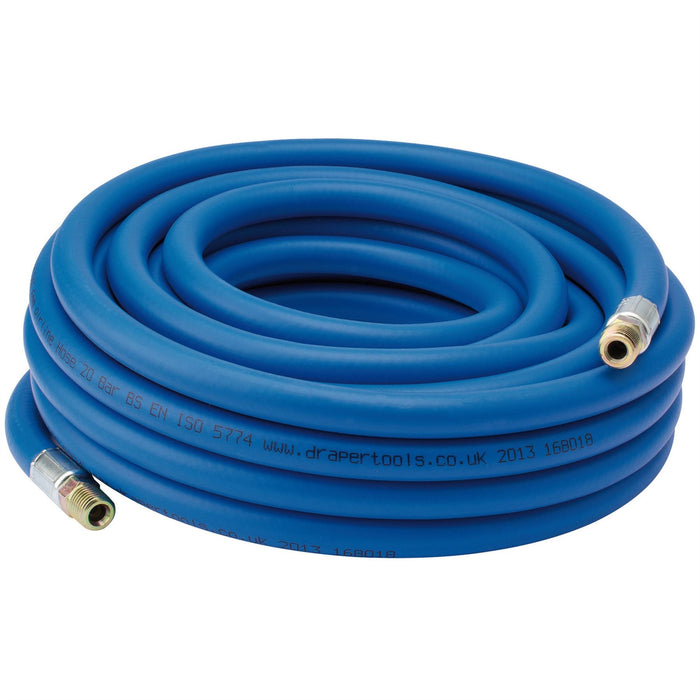 Draper Air Line Hose, 10m, 1/4"/6mm Bore, 1/4" BSP 38282