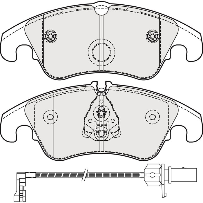 Apec Brake Pads Front Fits Audi A6 A7 Q5