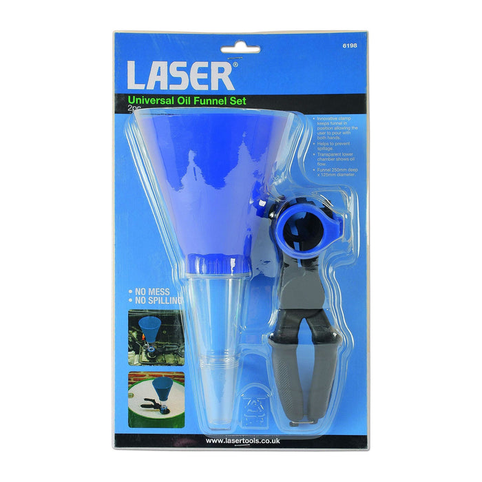 Laser Universal Oil Funnel Set 2pc 6198 Laser Tools  - Dynamic Drive