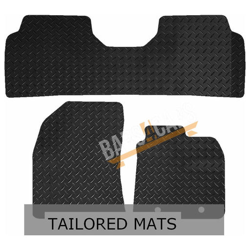 Tailored Rubber Car Mats fits Toyota Avensis 11 Facelift Model Set of 3 XL 2 Cli UKB4C  - Dynamic Drive