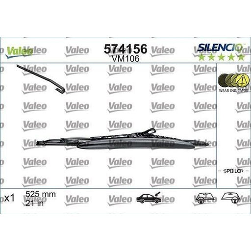 Valeo Single Wiper Blades 574156 Automotive Part Valeo  - Dynamic Drive