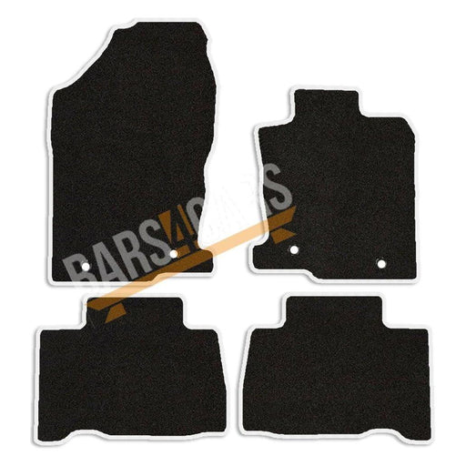 Tailored White Trim Carpet Mats Lexus Nx300H 14-18 + Clips 14 15 16 17 18 UKB4C  - Dynamic Drive