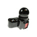 Black PVC Towball Boot Cover with Reflector to Fit Standard 50mm Towbar Ball Maypole  - Dynamic Drive