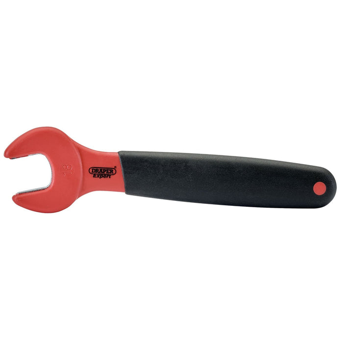 Draper VDE Approved Fully Insulated Open End Spanner, 18mm 99476 Draper  - Dynamic Drive