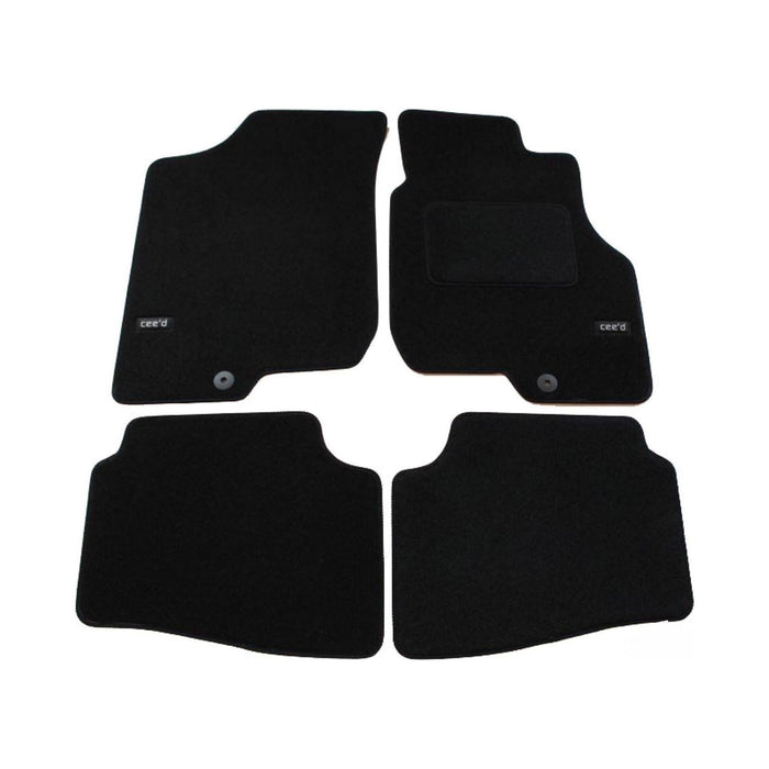 Tailored Logo Velour Carpet Floor Mats for Kia Cee'D 2007-2012 4PCS ,Fix Town Parts  - Dynamic Drive