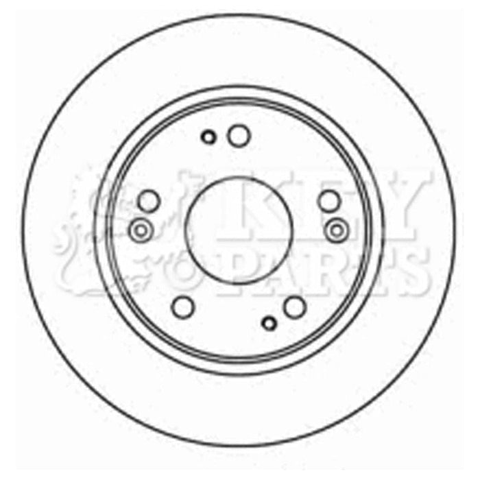 Genuine Key Parts KBD4598 Brake Disc Pair (Rear)