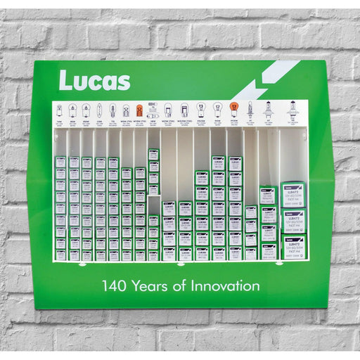 Lucas Automotive Car Bulb Stand 200 bulbs Motor Factor Workshop Garage MOT Lucas  - Dynamic Drive