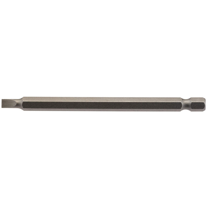 Draper Plain Slot Insert Bit, 4.5mm, 1/4" Hex, 100mm Long (Pack of 1) 64344 Draper  - Dynamic Drive