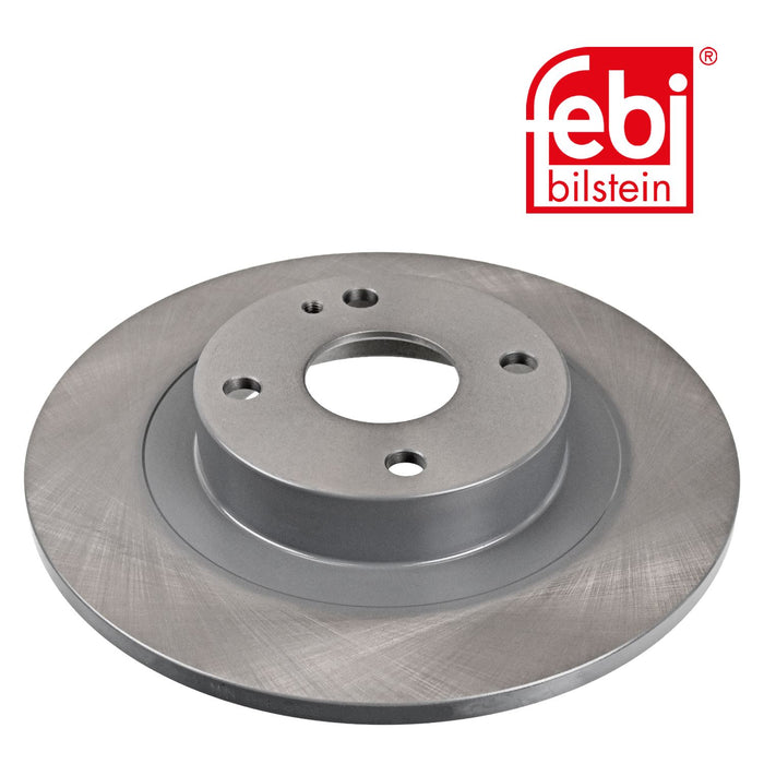 Genuine FEBI Rear Brake Discs & Pads Set Solid for Mazda 323 F/P Febi Bilstein  - Dynamic Drive