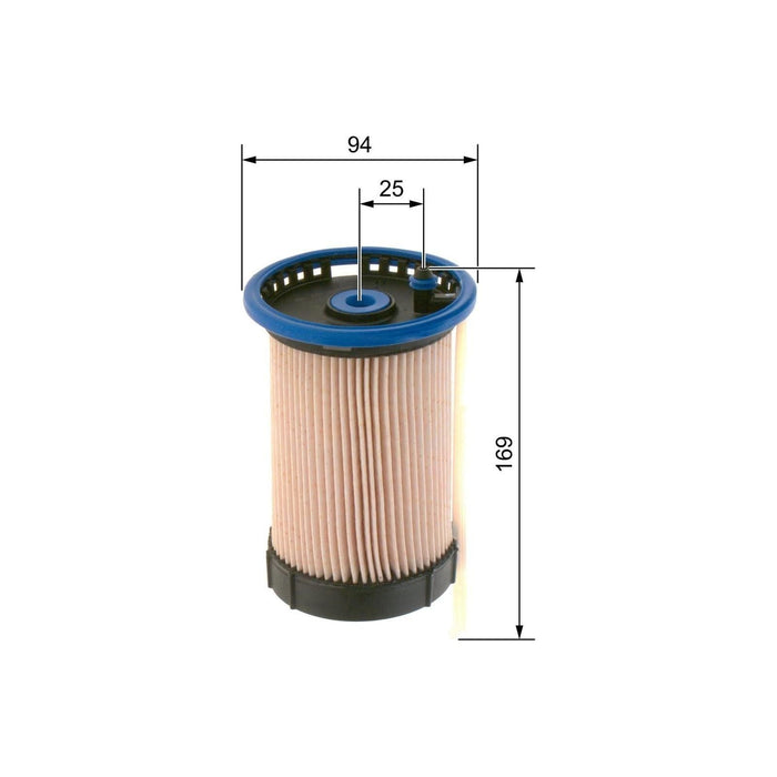 Bosch Fuel-Filter Element N2254 fits VW Passat Estate/Variant TDi|TDi BlueMotion