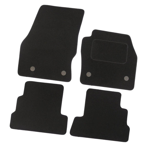 Fully Tailored Black Carpet Car Mats for Ford Kuga 15> Set of 4 With 4 Clips UKB4C  - Dynamic Drive