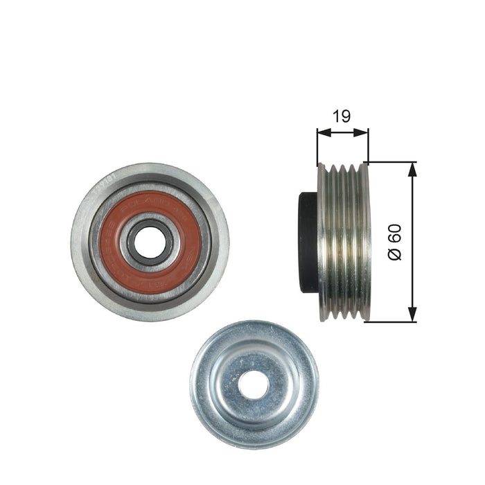 Gates Drivealign Tensioner fits Suzuki Vitara VVT - 1.6 - 15- T39181