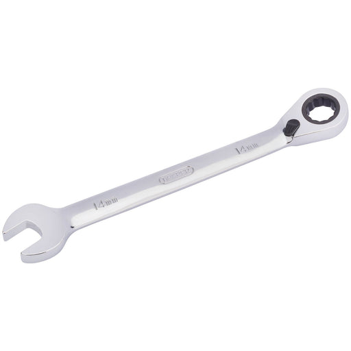 Draper HI-TORQ Metric Reversible Ratcheting Combination Spanner, 14mm Draper  - Dynamic Drive