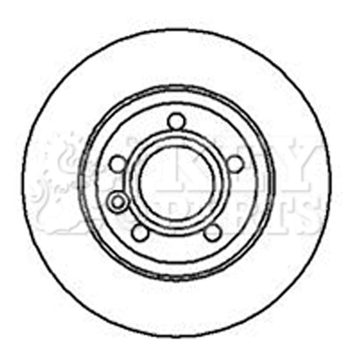 Genuine Key Parts KBD4213 Brake Disc Pair (Rear)