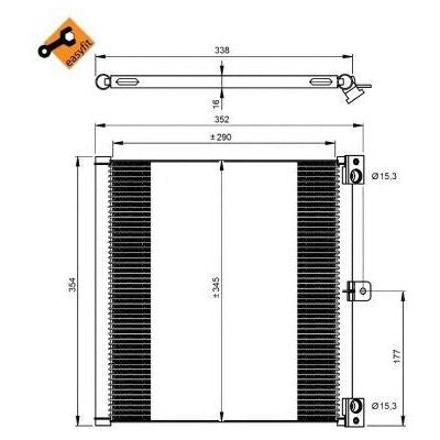 NRF Condenser 350203 NRF  - Dynamic Drive