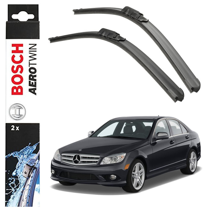 Bosch Aerotwin Front Wiper Blades Set fits Mercedes C-Class 12.08-04.13 A939S