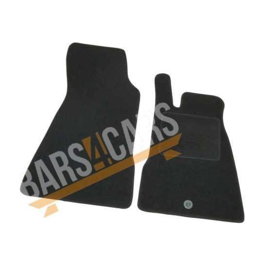 Fully Tailored Black Carpet Car Mats for Smart Roadster 03-07 Set of 2 UKB4C  - Dynamic Drive