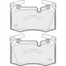 Apec Blue Brake Pads (Front) (R90) PD4271 Apec Blue  - Dynamic Drive