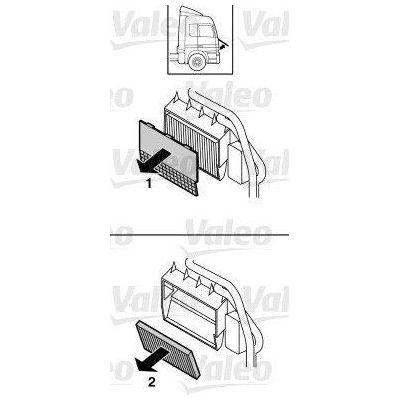 Genuine Valeo fits Cabin Air Filter EssentiaLeft Daf Valeo  - Dynamic Drive