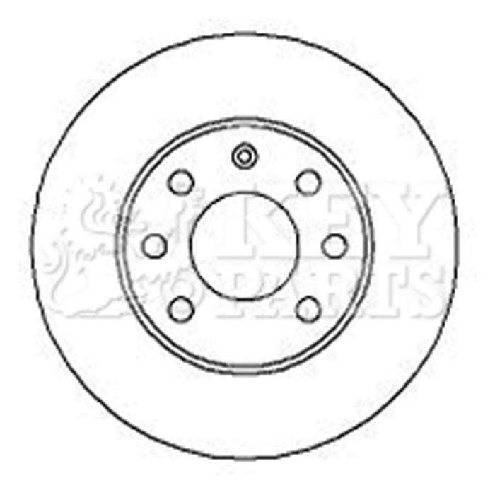 Genuine Key Parts KBD4252 Brake Disc Pair (Front)